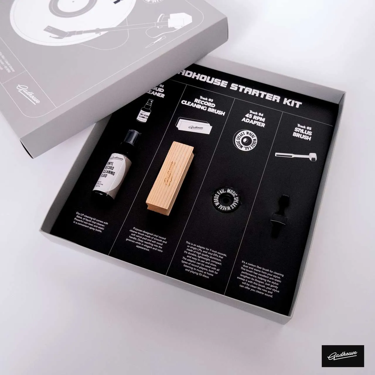 Gadhouse Starter Kit vinylkit för skivspelare