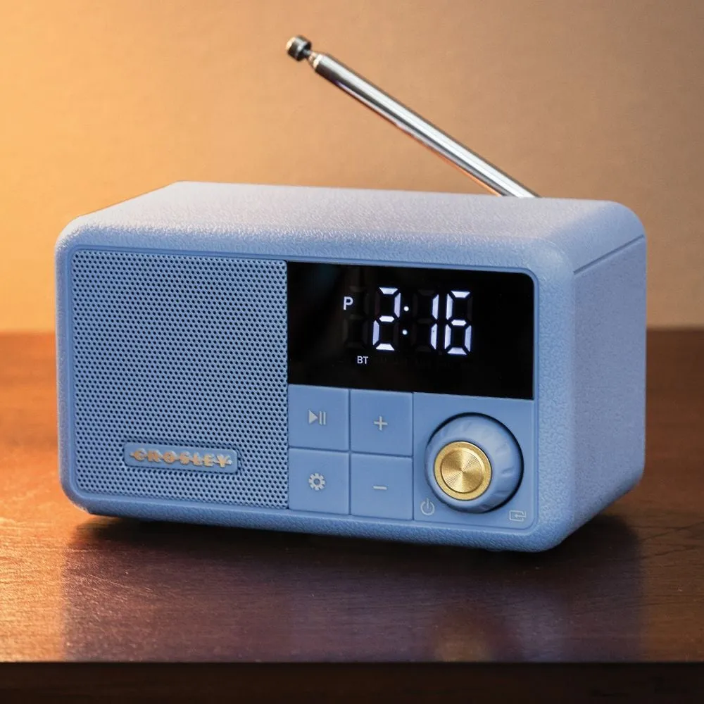 Crosley Cooper radio Elemental Blue med bluetooth