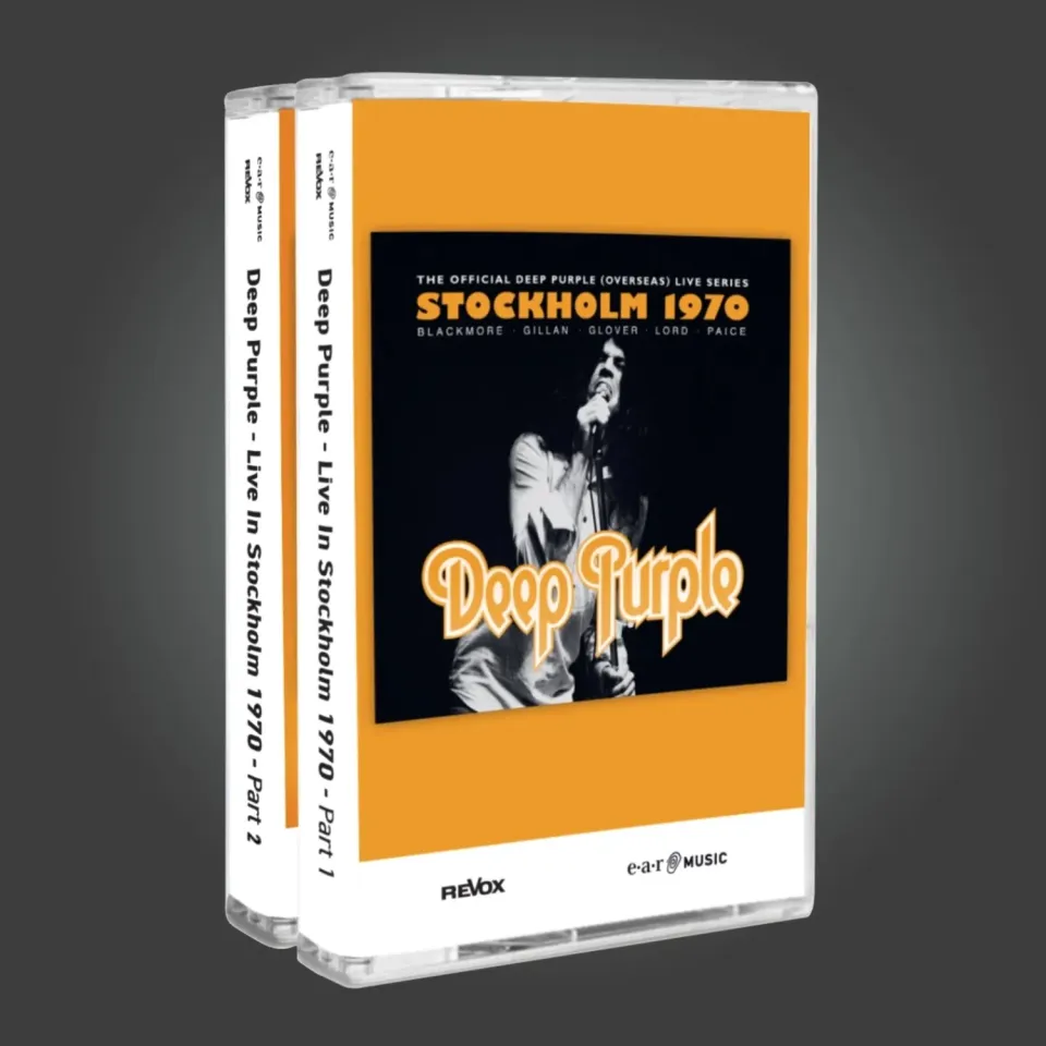 Revox Deep Purple Stockholm 1970 kassettband live
