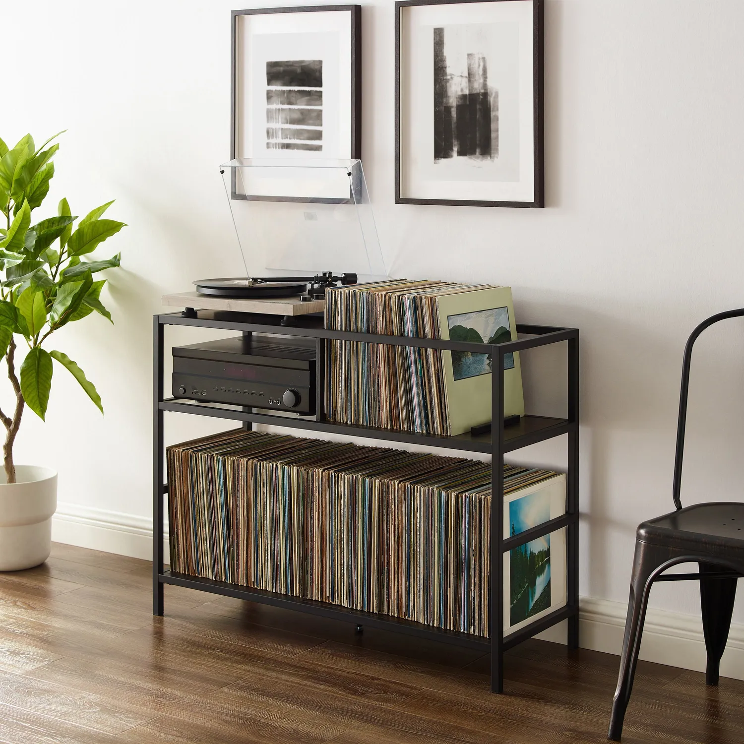 Crosley Provo skivspelarbänk mattsvart 300 vinyl
