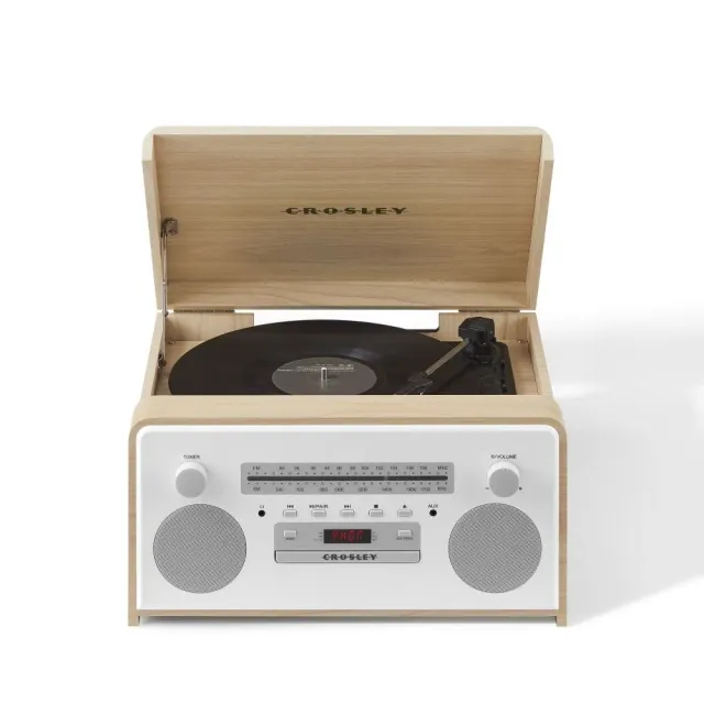 Crosley Carter 7-i-1 skivspelare Natural med radio
