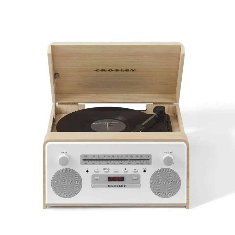 Crosley Carter 7-i-1 skivspelare Natural med radio
