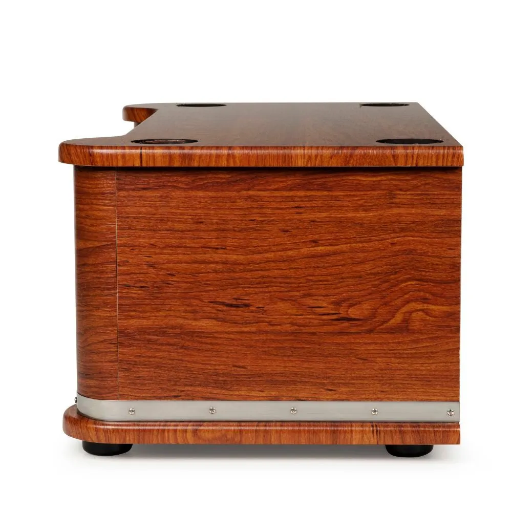Crosley jukeboxstativ valnöt full-size trä