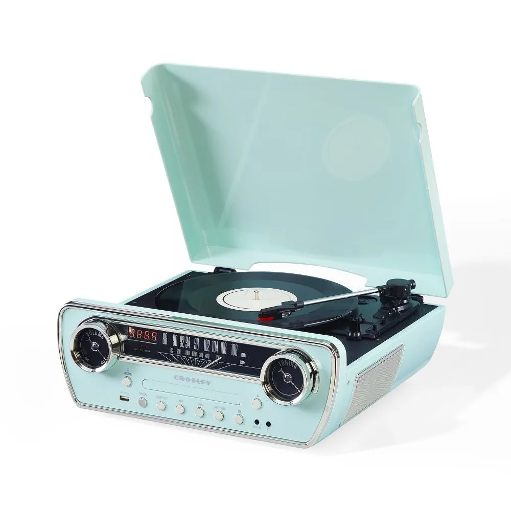 Crosley Powel 7-i-1 skivspelare svart bluetooth