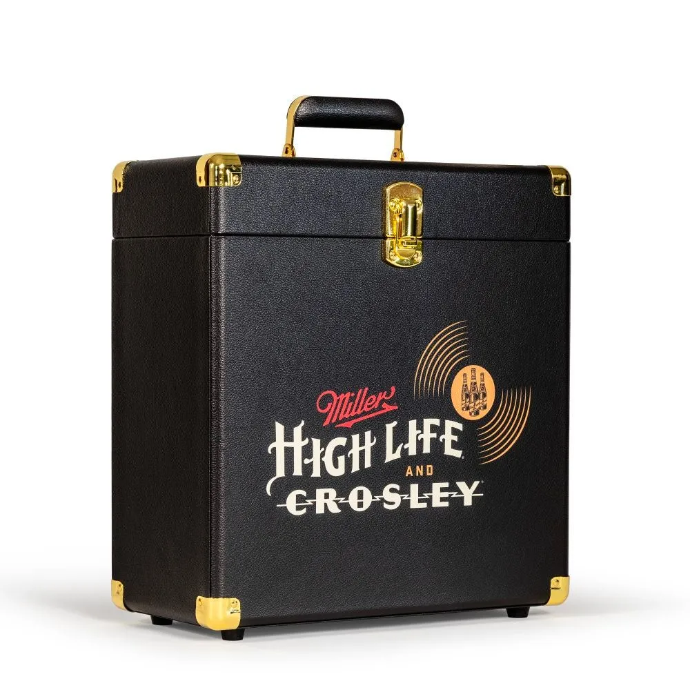 Crosley Miller High Life skivväska svart för vinyl