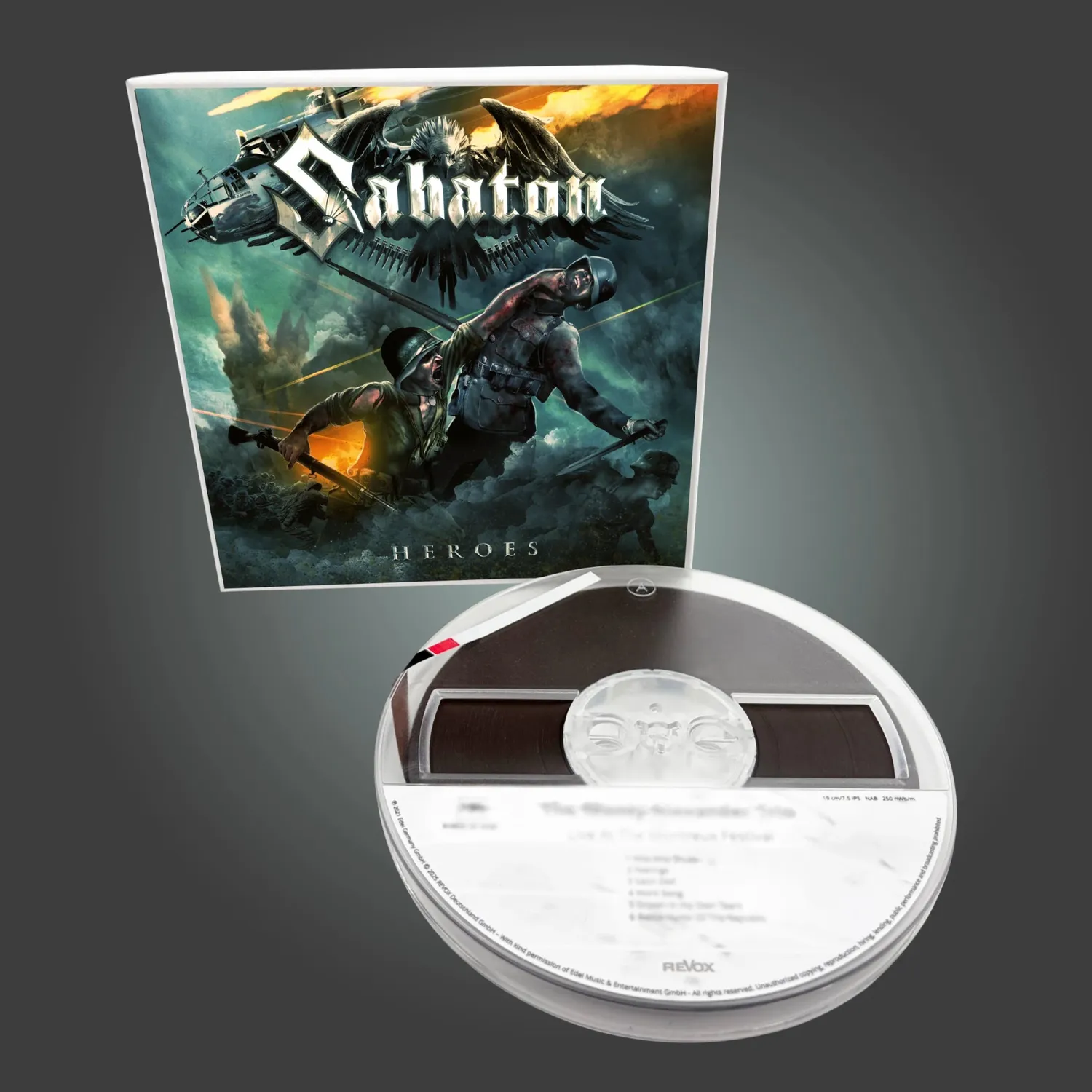 Revox Sabaton Heroes masterband Studio Master CCIR