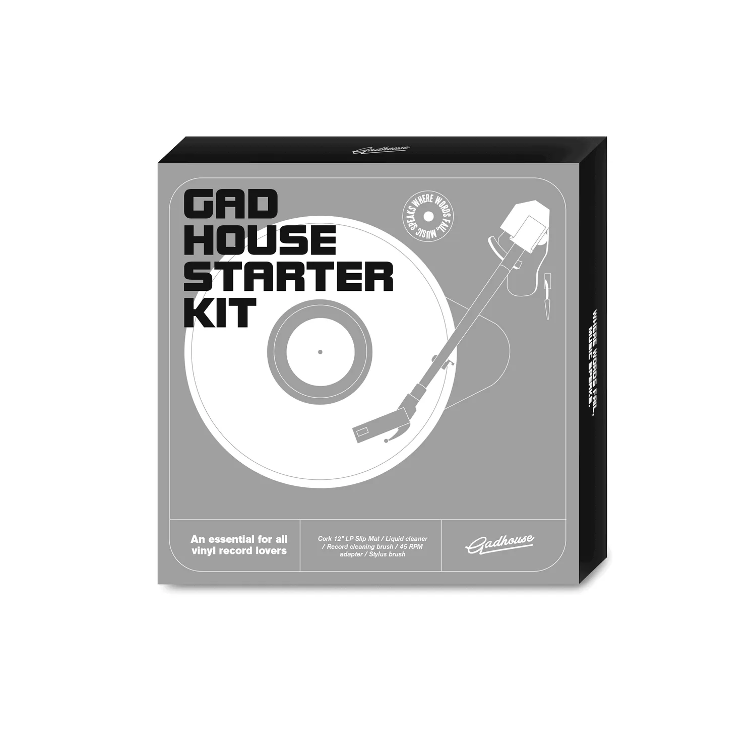 Gadhouse Starter Kit vinylkit för skivspelare