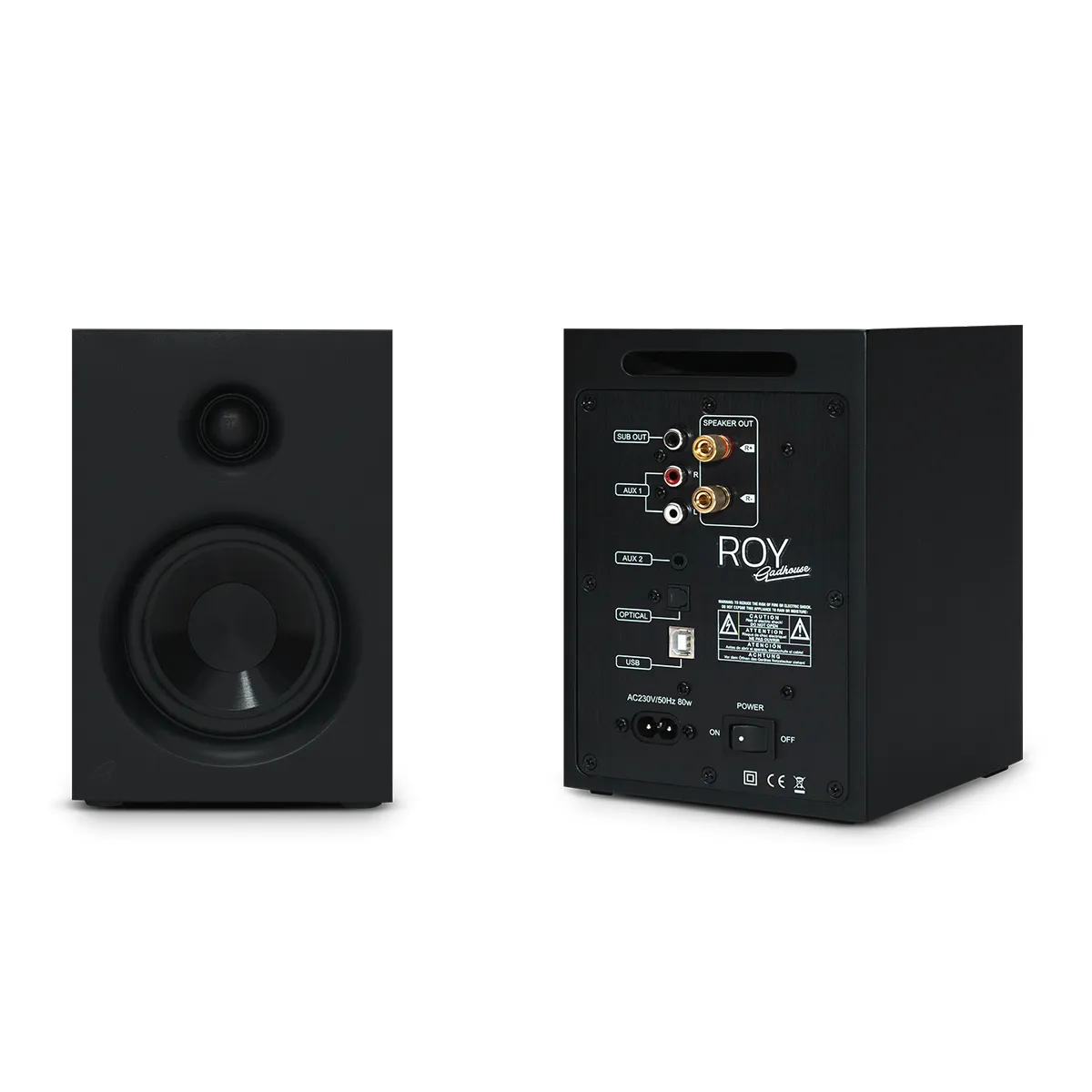 Gadhouse ROY Hi-Fi bokhyllehögtalare Bluetooth aptX