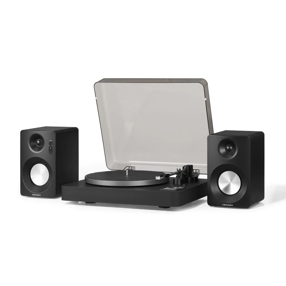 Crosley C300 S100 skivspelare svart automatisk