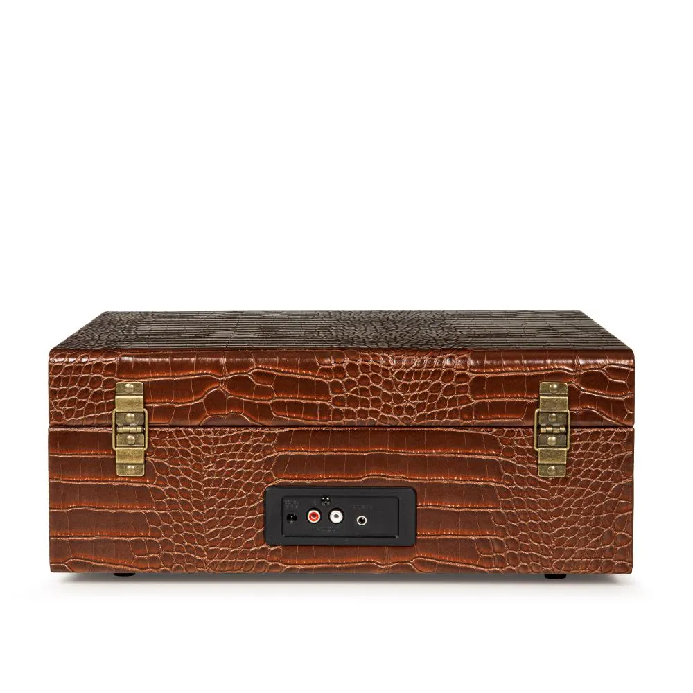 Crosley Voyager portabel skivspelare brun bluetooth