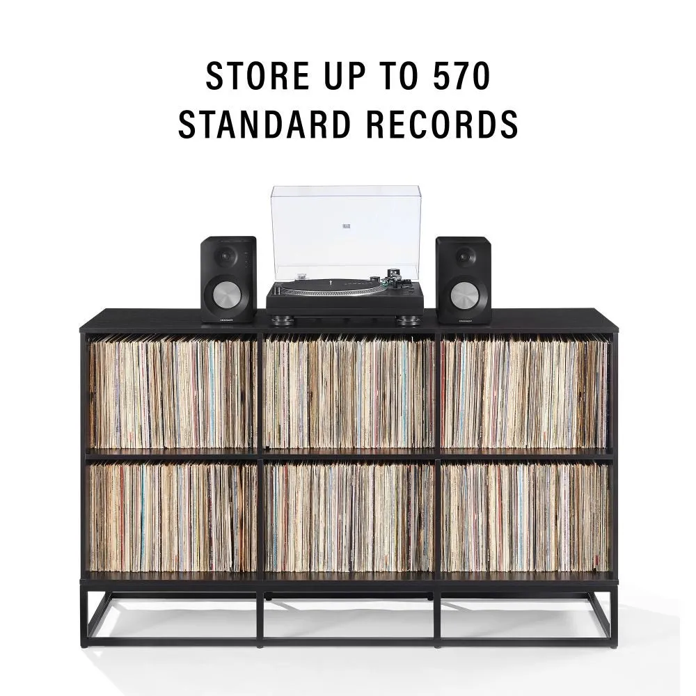 Crosley Enzo 6 mediabänk för skivor svart