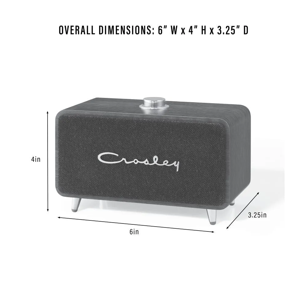 Crosley Stanza bluetooth-högtalare valnöt bärbar