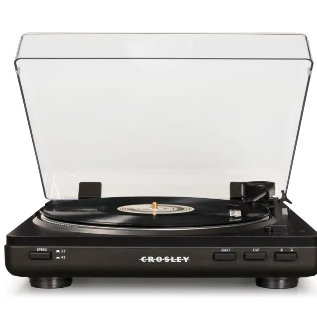 Crosley T400 skivspelare grå remdrift automatisk