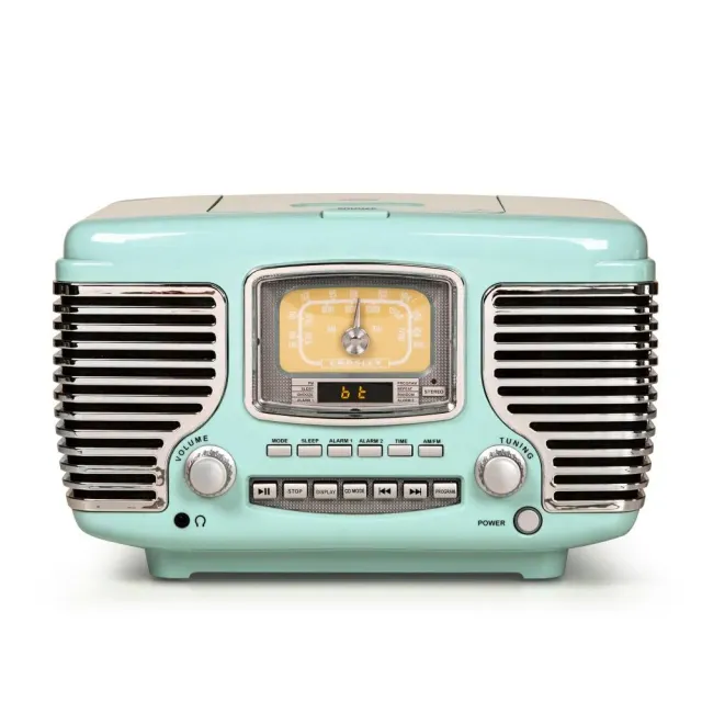 Crosley Corsair radio CD-spelare aqua blue bluetooth