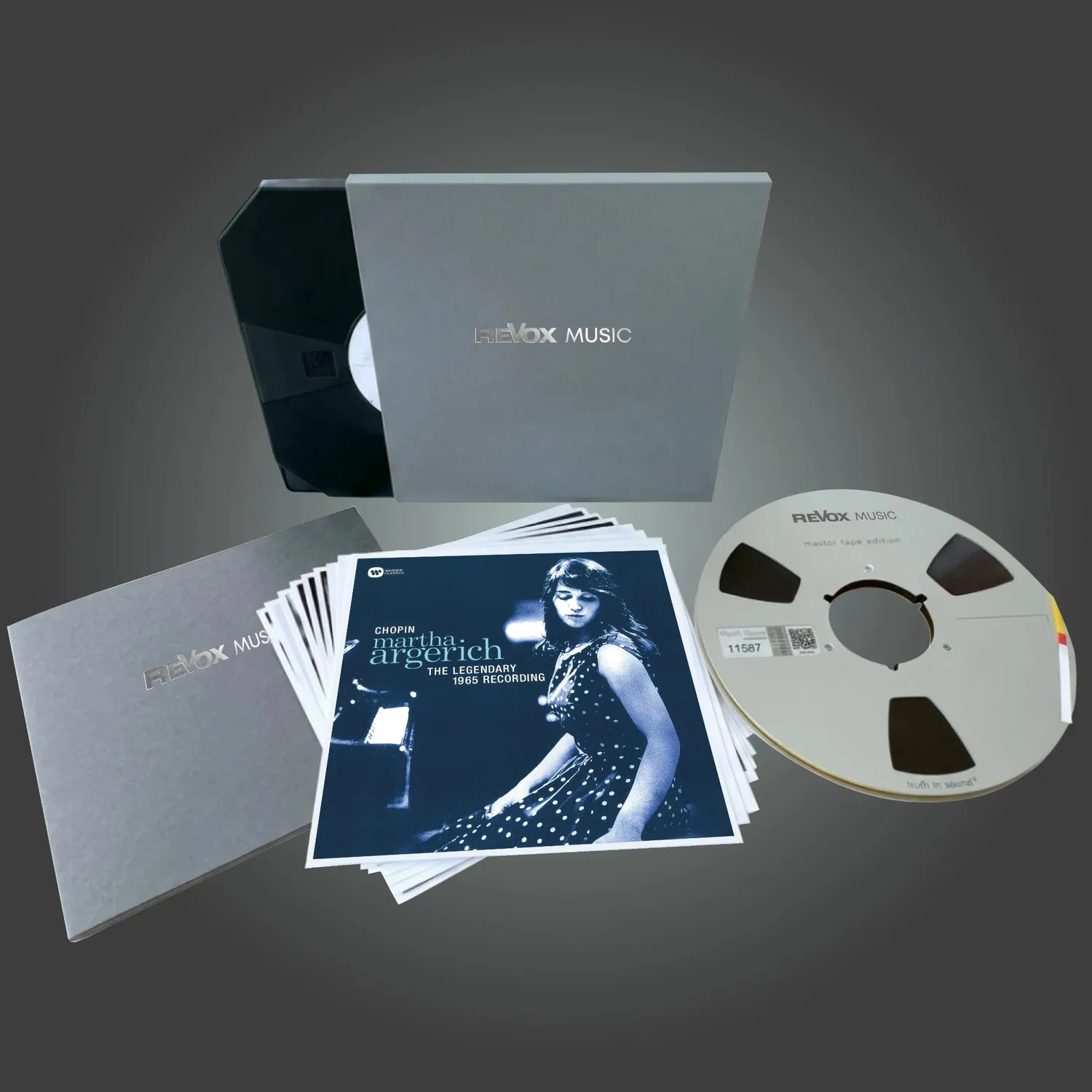 Revox Martha Argerich Chopin masterband Standard Master 1/4 tum CCIR