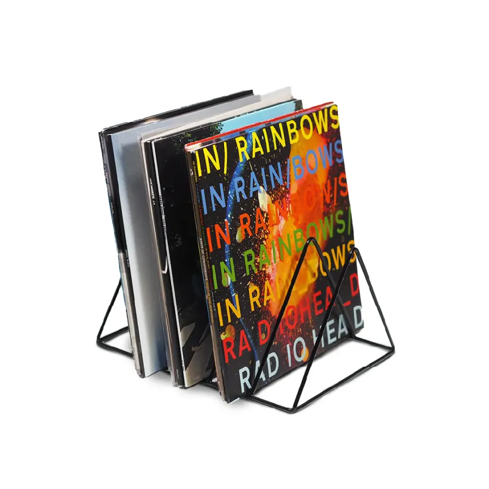 Gadhouse Vinyl Rack skivställ järntråd för 50 LP